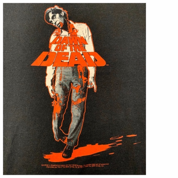 VINTAGE Dawn of the Dead T-shirt (Licensed) - Medium - Picture 2 of 3